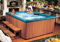Wood Frame Hot Tub